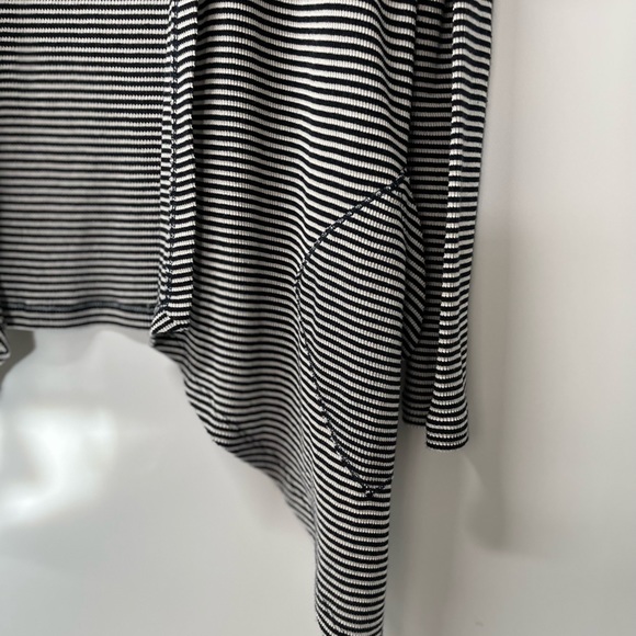 Aj Andrea Jovine Open Front Cardigan Striped Super soft sweater. size large - Picture 10 of 11